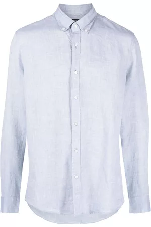 Michael Kors Men Long sleeves - Long-sleeved linen shirt