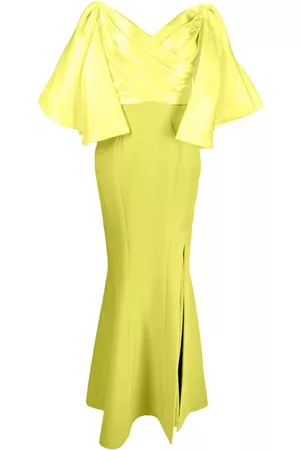 Gaby Charbachy Off-shoulder long dress