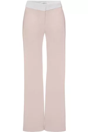Victoria Beckham Side-panel detail flared trousers