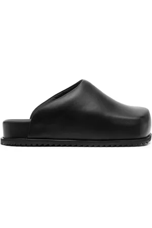 Yume Yume Women Slippers - Square-toe leather slippers