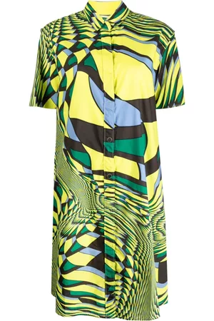 JNBY Graphic-print short-sleeved shirt dress