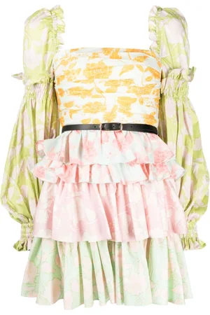 LEO LIN Holly long-sleeve mini dress