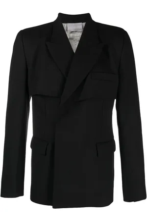 VTMNTS Buttoned virgin wool-blend blazer