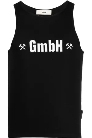 Kennel Schmenger Gmbh Men Tank Tops - Logo-print ribbed tank top