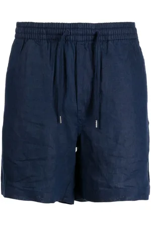 Ralph Lauren Logo-embroidered linen deck shorts