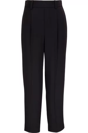 Vince High-waist tapered-leg trousers