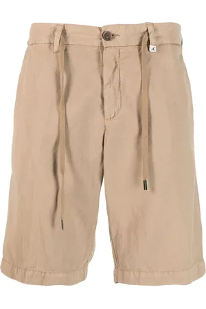 MYTHS Knee-length lyocell track shorts