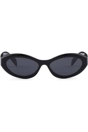 Prada Symbole oval-frame sunglasses