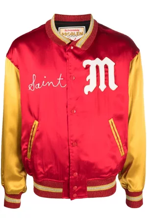 SAINT MXXXXXX Satin bomber jacket