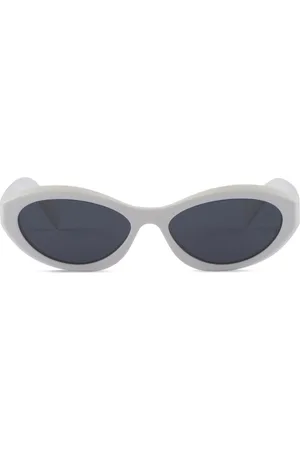 Prada Symbole oval-frame sunglasses