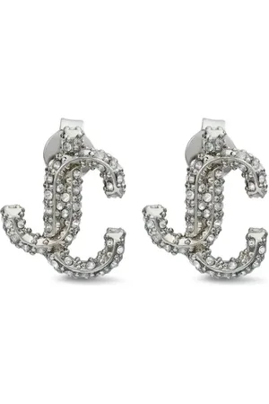 Jimmy Choo JC crystal-embellished stud earrings