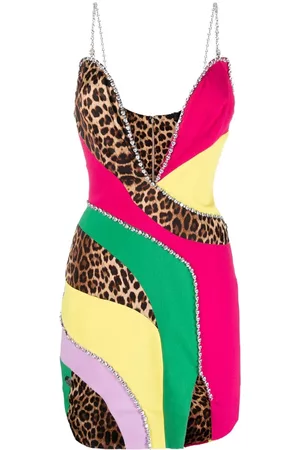 Philipp Plein Patchwork mini dress