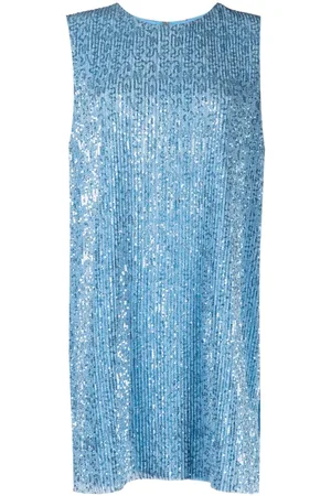 STINE GOYA Isha sequin-embellished tunic top