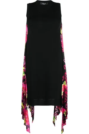 VERSACE Virgin-wool mini dress