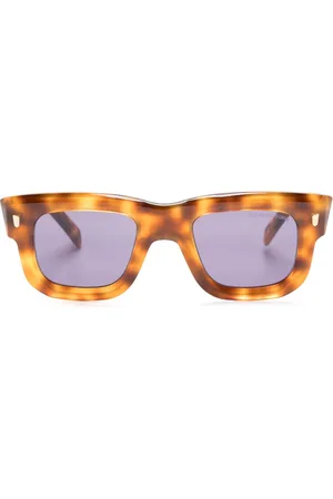 CUTLER & GROSS Tortoiseshell-effect tinted sunglasses