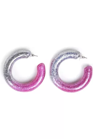 Julietta Ombré effect hoop earrings