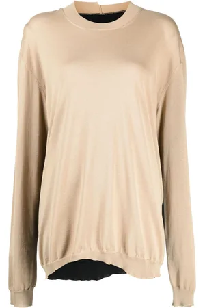 UMA WANG Two-tone long-sleeve jumper