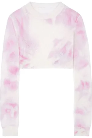 Maison Margiela Tie-dye cropped jumper
