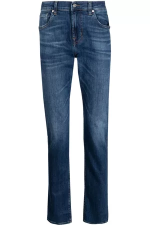 7 for all Mankind Men Slim - Straight-leg slim-cut jeans