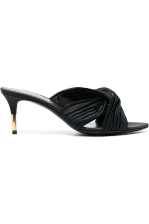 Tom Ford Knot-detail 75mm pleated mules