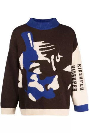 KIDSUPER STUDIOS Jazz Club intarsia-knit sweatshirt