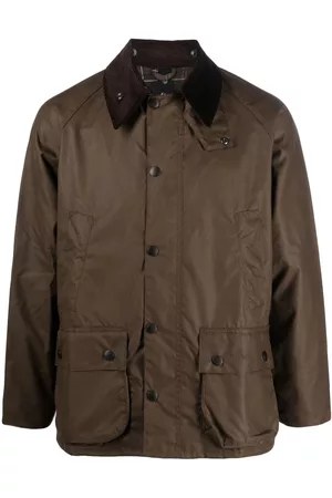 Barbour Men Sports Jackets - Embroidered-logo cotton windbreaker