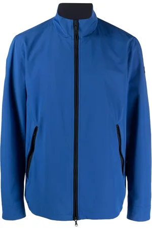 Paul & Shark Logo-patch zip-up jacket