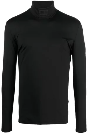 VTMNTS Logo-patch roll-neck jumper