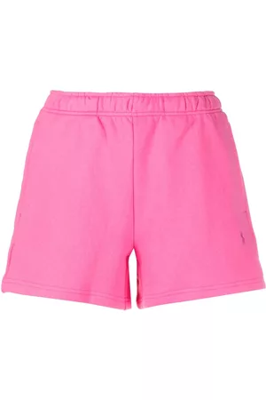 KSUBI Embroidered-logo cotton track shorts