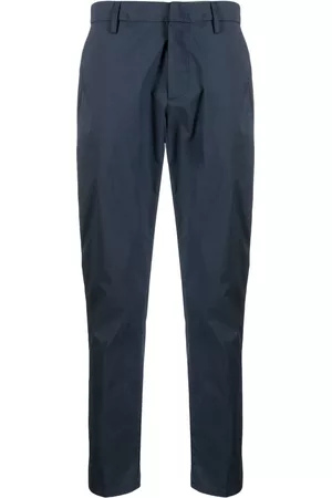 Dondup Men Pants - Tapered cotton-blend cropped trousers