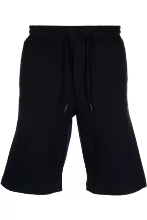 Paul & Shark Logo-patch organic-cotton track shorts