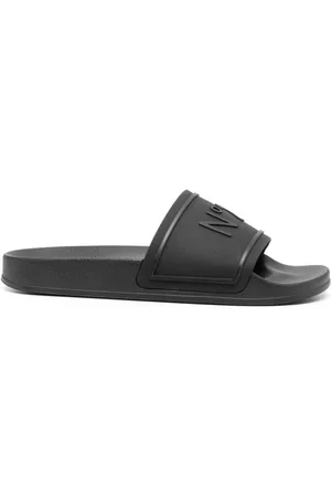 Nº21 Men Sandals - Logo-embossed flat slides