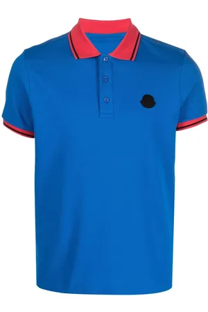 Moncler Logo-patch cotton polo shirt