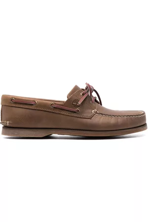 Timberland Men Shoes - Decorative-stitching boat shoes