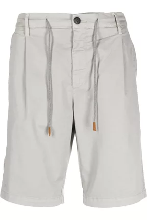 ELEVENTY Men Bermudas - Drawstring-waistband cotton shorts