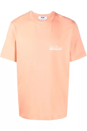 Msgm Logo-print cotton T-shirt