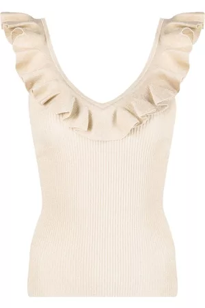 ZIMMERMANN Devi ruffle-trim tank top