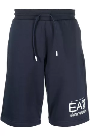 EA7 Men Sports Shorts - Logo-print track shorts