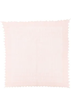 BONPOINT Cherry-detail pointelle-knit blanket