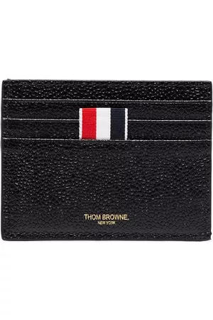 Thom Browne Pebbled-leather card holder
