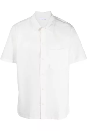 Samsøe Samsøe Men Short sleeves - Organic cotton short-sleeved shirt