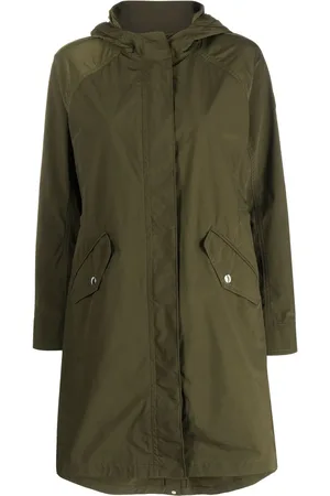 Woolrich Hooded mid-length coat