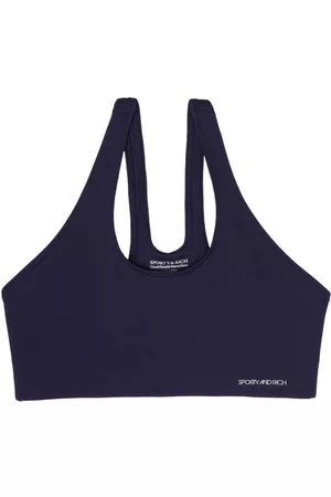 Sporty & Rich Logo-print sports bra