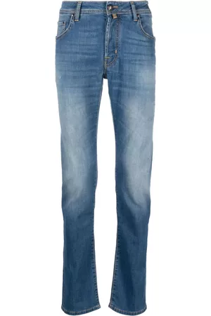 Jacob Cohen Men Straight - Faded straight-leg jeans