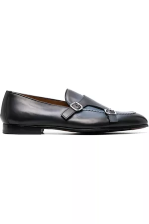 Doucal's Men Shoes - Double-strap leather monk shoes