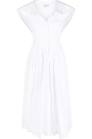 Alexander McQueen Flared cotton shirtdress