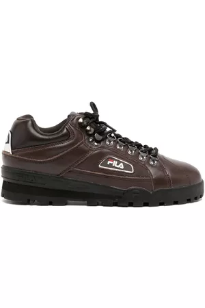 Fila Men Sneakers - Panelled leather lace-up sneakers