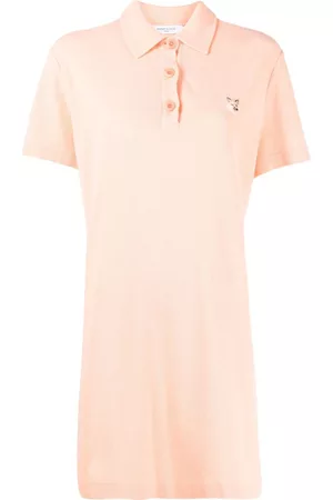 Maison Kitsuné Logo-embroidered polo dress