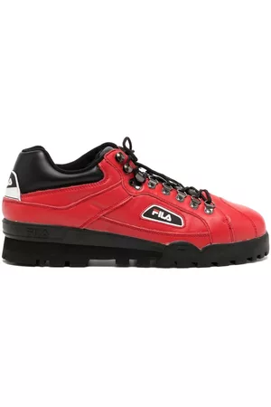 Fila Men Sneakers - Panelled lace-up leather sneakers