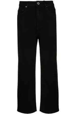 Self-Portrait High-waisted cropped jeans